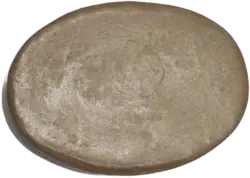 مهر نماز تربت خالص کربلا بیضی طرح صلوات