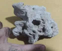 سنگ کلکسیونی با فرسایش طبیعی و سوراخ از وسط