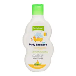 شامپو بدن کودک با عصاره گلیسیرین و گوار بی بی لند 200 میل BABYLAND