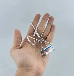 فرمژه استیل طلق دار