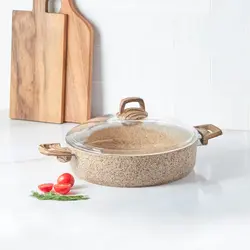 ماهیتابه دربدار بیوگرانیت 30 سانتی کارنیاک کد 153.03.08.1720