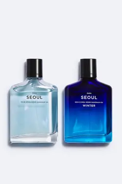 ZARA SEOUL 532-8 SINSA-DONG GANGNAM-GU + ZARA SEOUL 532-8 SINSA-DONG GANGNAM-GU WINTER EAU DE TOILETTE 2x100ML /زارا سول سینسا دانگ گانجنام+زارا سول سینسا دانگ گانجنام وینتر ادیشن