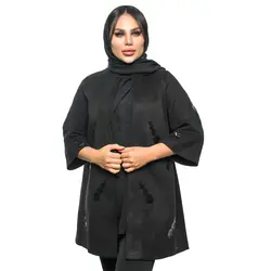 مانتو سوییت یقه گرد پولک دوزی  کدTT607003