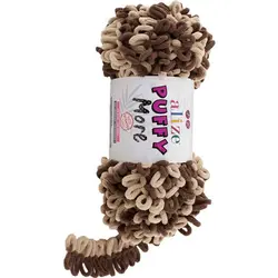 کاموا آلیزه مدل پافی مور کد 6287