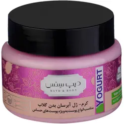 ماست بدن (کرم ژل آبرسان بدن) گلاب