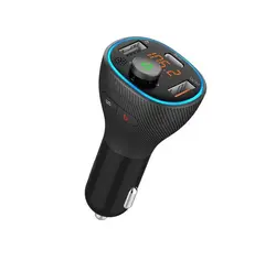 شارژر مخصوص خودرو گرین Handsfree Car Kit توان 38 وات مجهز به اف ام ترانسمیتر  38W