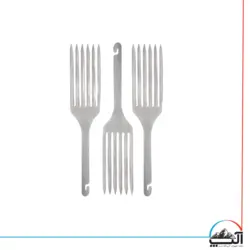 چنگال برگر استیل