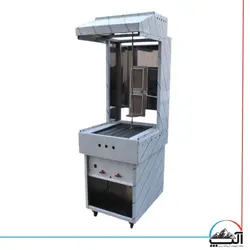 دستگاه کباب ترکی تک سیخ کف چدن