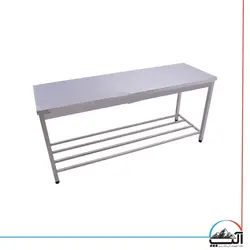 میز کار صنعتی تمام استیل 65*150