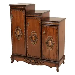 جاکفشی چوبی آلوارس مدل تیانا سه پله ای کد JK02-3P