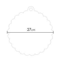 زیرکیکی دالبر فنلاندی – قطر 27cm