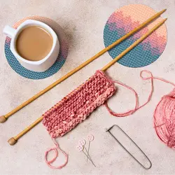 زیرلیوانی فنلاندی – طرح کاموا