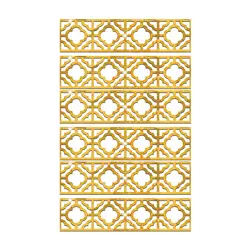 آینه دکوری آماتیس مدل هندی بسته 6 عددی