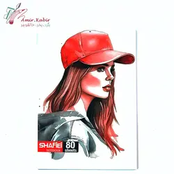 دفتر 80 برگ ته چسب شفیعی کد 4 سری B
