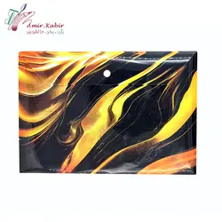پوشه دکمه دار طرح کلاسیک A4 عرش