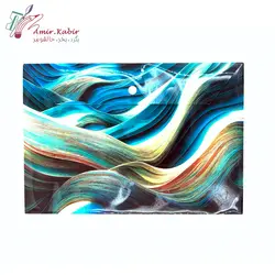 پوشه دکمه دار طرح کلاسیک A4 عرش