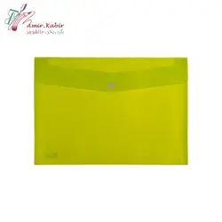 پوشه دکمه دار پلاستیکی A4 پارسیکار