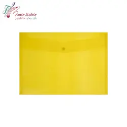 پوشه دکمه دار پلاستیکی A4 پارسیکار