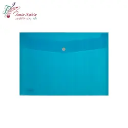 پوشه دکمه دار پلاستیکی A4 پارسیکار