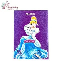 دفتر 80 برگ ته چسب شفیعی کد 7