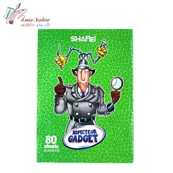 دفتر 80 برگ ته چسب شفیعی کد 7