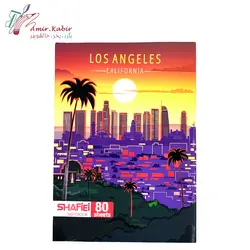 دفتر 80 برگ ته چسب شفیعی کد 4 سری A