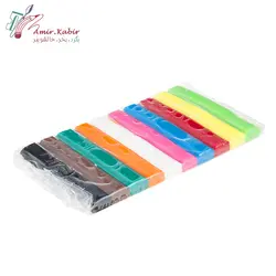 خمیر بازی مقوایی 10 رنگ آریا