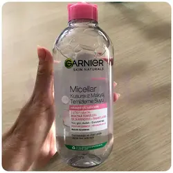 میسلار واتر آرایش پاک کن گارنیر مخصوص پوست حساس 400 میلGarnier Micellar Kusursuz Makyaj Temizleme Suyu 400 ml