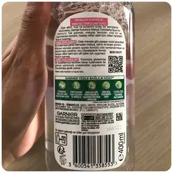 میسلار واتر آرایش پاک کن گارنیر مخصوص پوست حساس 400 میلGarnier Micellar Kusursuz Makyaj Temizleme Suyu 400 ml