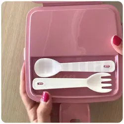 ظرف غذای کودک هوبی لایف مدل Premium طرح دخترانه و پسرانه کد 021175Hobby Life Demirel Plastik Premium Resimli Beslenme Kutusu 02 11175