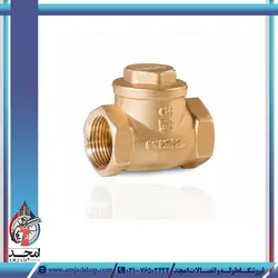 شیر یکطرفه دریچه ای برنجی کیزایران 2 اینچ