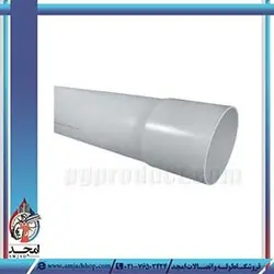 لوله چسبی یکسرکوپله(فاضلاب شهری) پلیمر گلپایگان -6 متری قطر 125 ضخامت 3.7