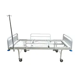 تخت بیمار دو شکن فلزی