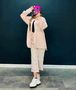 ست مانتو و شلوار مکرومه – کد 50277