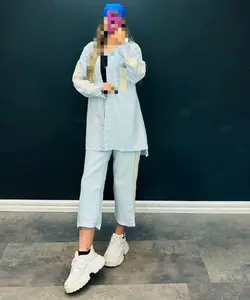 ست مانتو و شلوار مکرومه – کد 50277