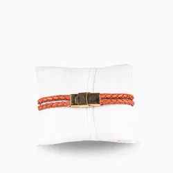 دستبند چرم طبیعی مدل آناویز