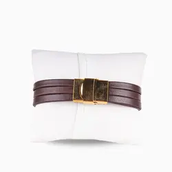 دستبند چرم طبیعی مدل آناویز