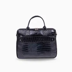 کیف اداری مدل آناویز چرم(کروکو)