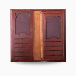 کیف پول مردانه مدل آناویز چرم