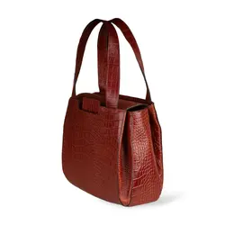 کیف زنانه چرم طبیعی مدل آناویز چرم