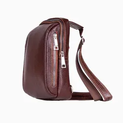 کیف کراس بادی چرم طبیعی مدل آناویز چرم