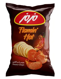 چیپس برگه ای تند و آتشین مزمز