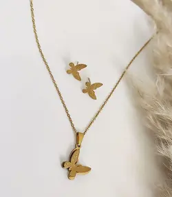 دستبند پروانه ای شنی استیل