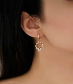 گوشواره زنانه کارتیر پروانه برند ysx
