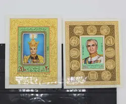 تمبر سالروز انقلاب سفید و 35مین سلطنت محمدرضا شاه