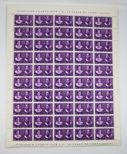 تمبر ازدواج محمدرضا شاه پهلوی و فوزیه اردیبهشت 1318 – دو ورق 50 تایی