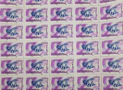 تمبر روز جهانی ارتباطات 1354 – دو ورق 50 تایی