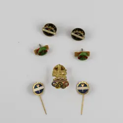 ست هفت تیکه نشان حزب نوین – محمدرضا شاه