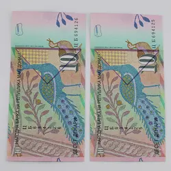 جفت اسکناس 10 دیناری مقدونیه شمالی 2011 پلیمری سوپر بانکی – 6&694125