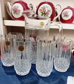 پارچ و لیوان کریستال